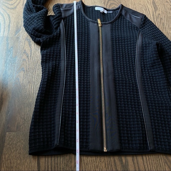 High quality Calvin Klein black full zip up jacket cardigan medium - Picture 13 of 14